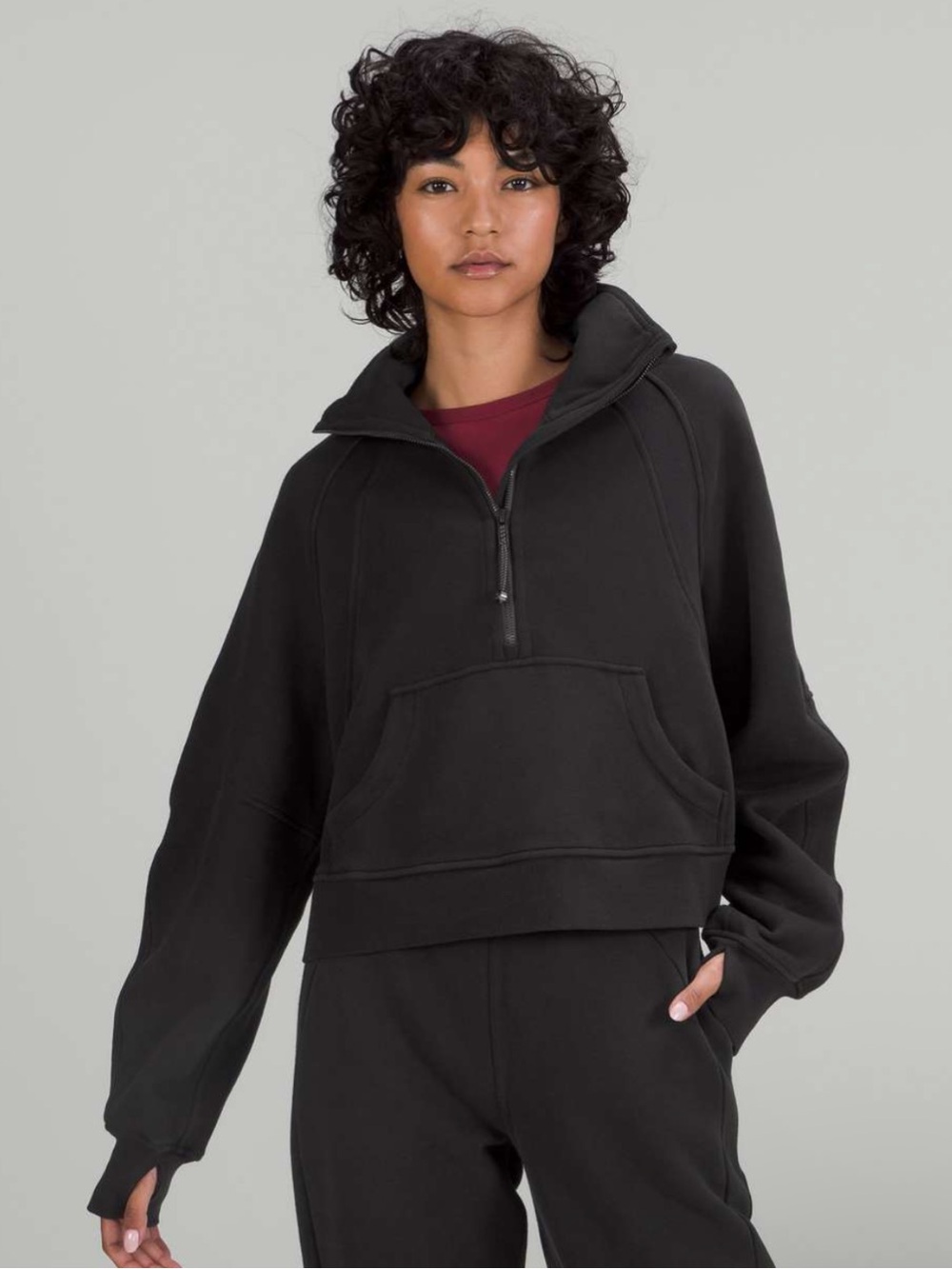 Lululemon Scuba Oversized Funnel Neck Half Zip